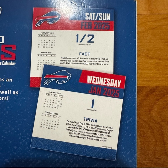 Buffalo Bills 2025 Daily Sports Calendar - Picture 6 of 10